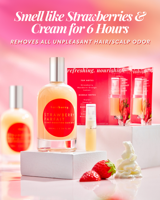 (Argan Infused) Strawberry Parfait Scent-Boosting Hair Mist