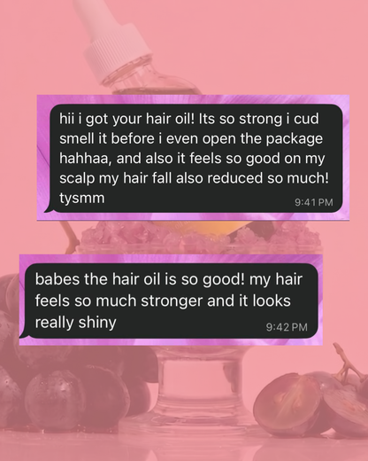 (Grape Infused) Hair Growth - Hair and Scalp Ultimate Elixir